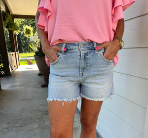 Light Denim Shorts